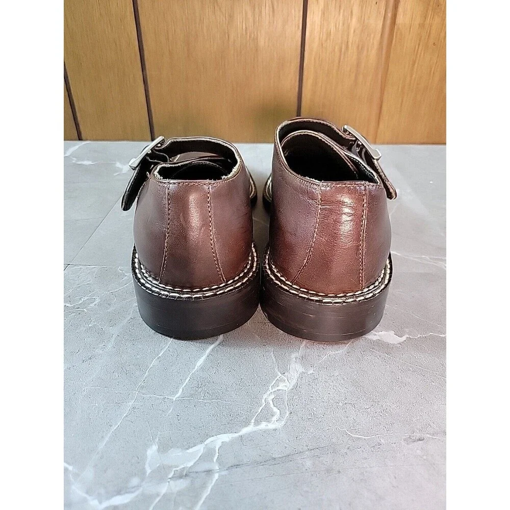 Donald J Pliner Kenzie Monk‎ Strap Buckle Mens Size 8 M I20